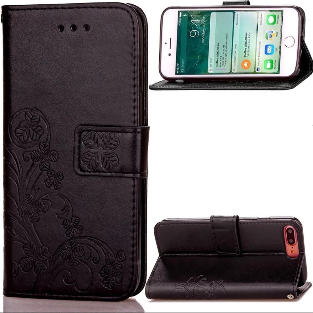 i6/6s Magnetic wallet leather stand case